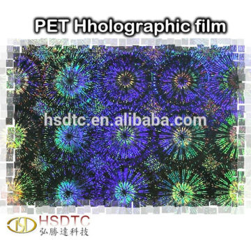 Película PET Holographic Película PET PET Película Metalizada PET